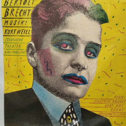 Collectible poster like new, The Threepenny Opera 58×81