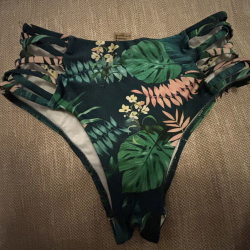 Swimsuit used, size M, green