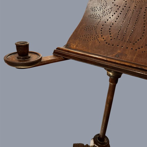 Ecclesiastical Victorian Music Stand used, 19th century solid wood