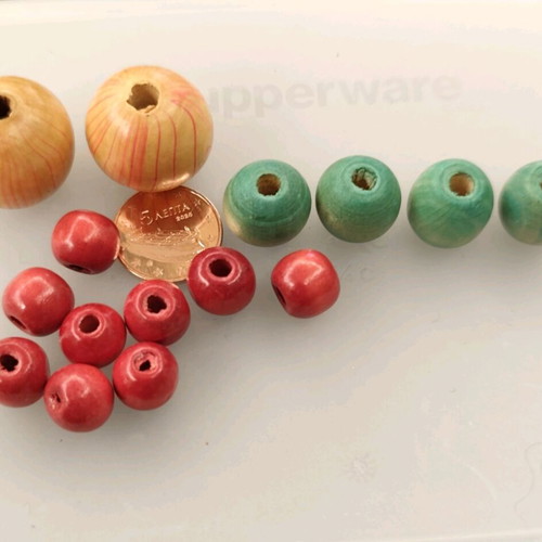 Wooden beads like new