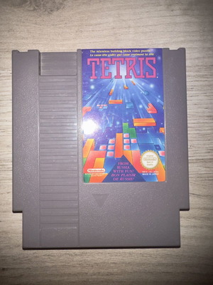 Tetris NES original PAL cartridge Nintendo