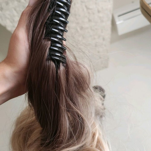 Synthetic Ponytail Hair Extension New, Long, With Claw Clip