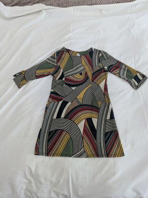Vintage midi dress like new, multicolored
