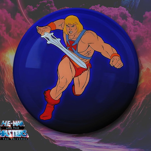 He-Man and the Masters of the Universe pin set new, 7 pieces, 3 cm