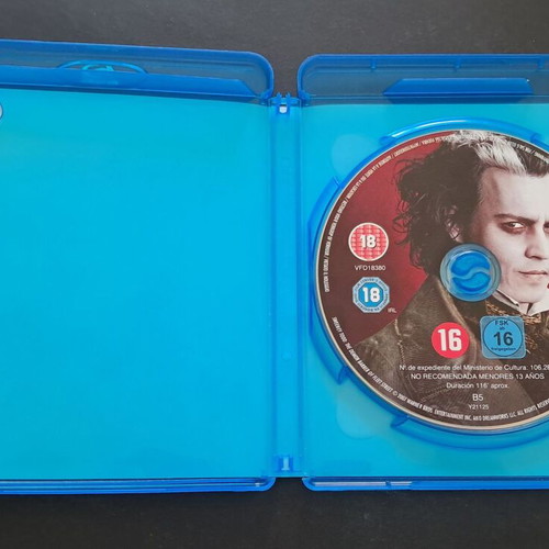 Sweeney Todd Blu-Ray like new with English subtitles
