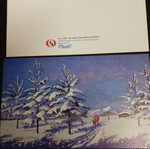 Christmas cards and tags like new, pack of 6 cards and 9 tags