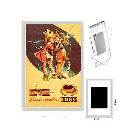 Magnet with Ion Cocoa & Chocolate Retro Greek Ads