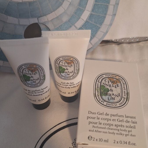 Diptyque Citronnelle & Géranium Duo Limited Edition Summer Collection 2026 new