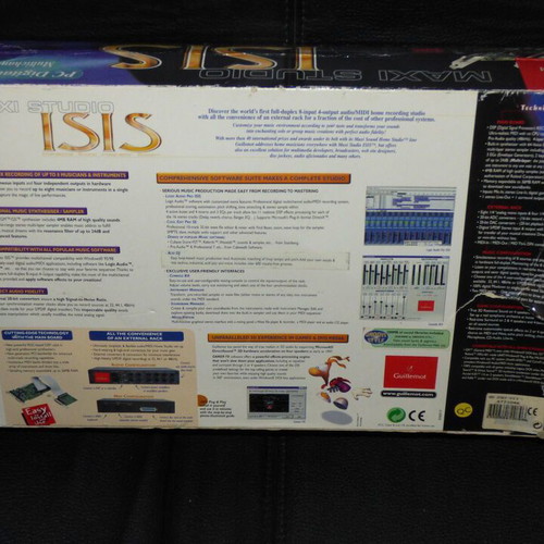 Guillemot Maxi Studio Isis PCI sound card used, functional, in original box