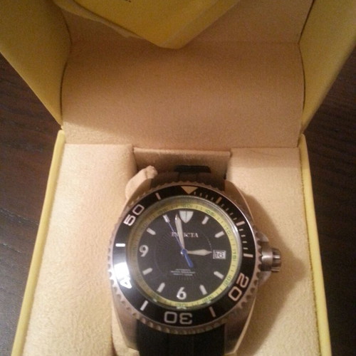 Invicta Pro Diver 6057 automatic watch, black, 45mm