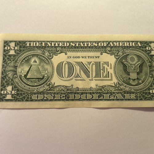 American 1 Dollar Drawing Mickey Mouse Acrylic New