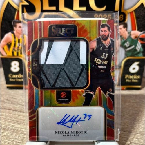 Nikola Mirotic Panini Select EuroLeague Basketball Card /25