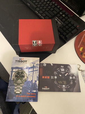 Tissot watch box with booklets used