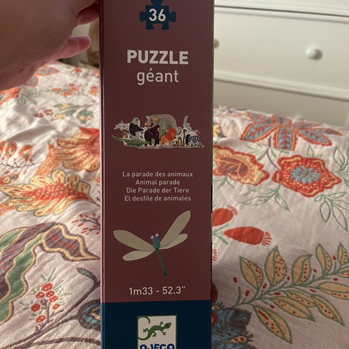 Djeco Giant Puzzle "Jungle Animals" like new, 36 large pieces