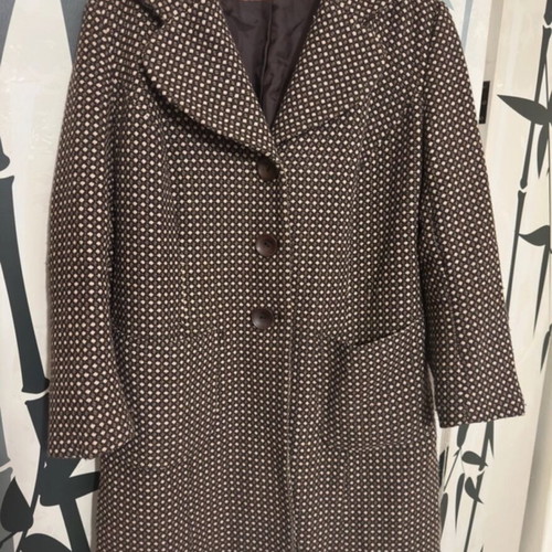 Amelie coat like new, Copenhagen style in beige/coffee/pink