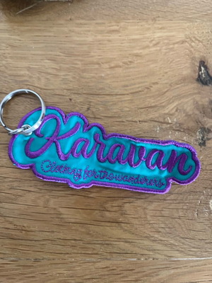 Karavan keychain new, purple