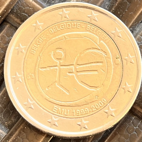 2 Euro Coin Belgium 2009 like new