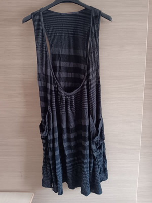 Badila women's sleeveless blouse used, black and gray, sizes L and XL