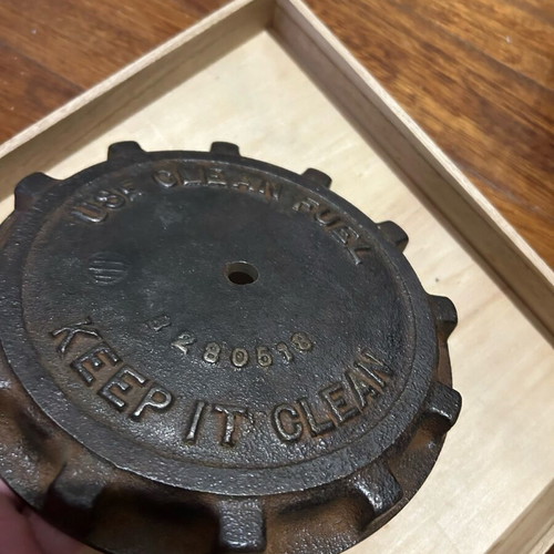 Vintage fuel tank cap used, collectible