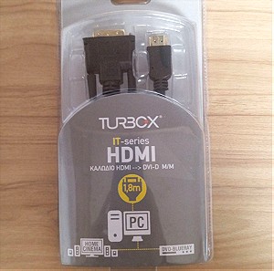 Turbo-x IT-series HDMI καλώδιο HDMI to DVI-D MM