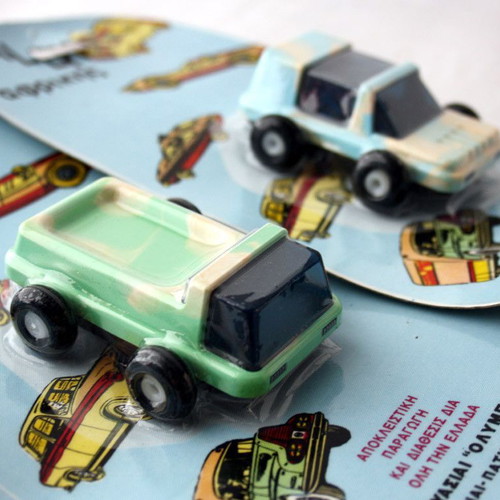 Vintage Grecostyl Rally Africa toy cars sealed, pack of 2