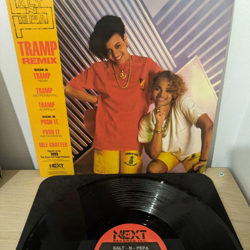 Salt-N-Pepa Tramp Remix vinyl used, Hip-Hop
