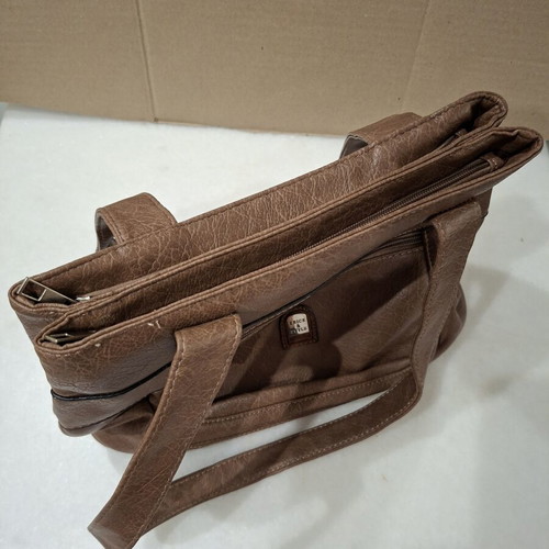Women's shoulder bag, brown, new