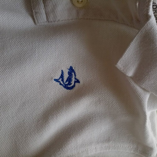 Gap Kids Polo Shirt classic white size 116 cm like new