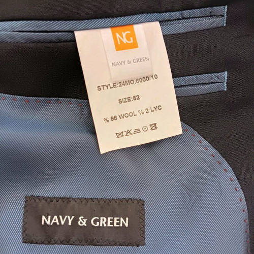 Navy and Green jacket blue like new, size 52
