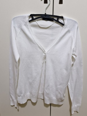 Zara women's cardigan white like new size L