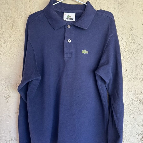 Lacoste polo shirt for 10 years old like new, blue