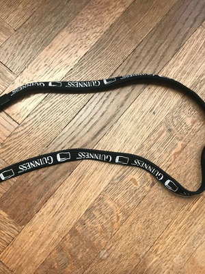 Guinness lanyard collectible new, official merchandise for keys and cards