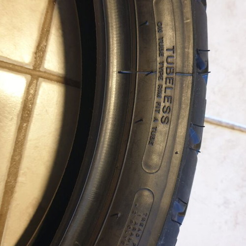 Michelin Anakee Adventure Tires for BMW motorcycle like new
