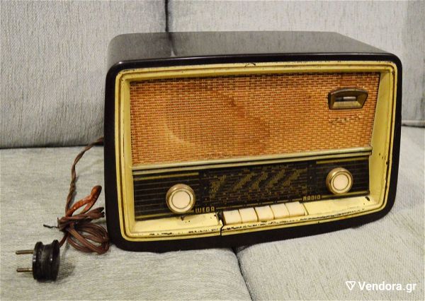  radiofono germanikis kataskevis ‘’WEGA’’ tis dekaetias tou 1950 litourgiko (60 evro)