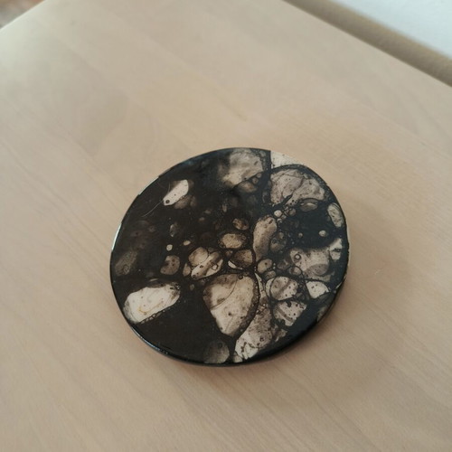 Handmade ceramic coaster like new