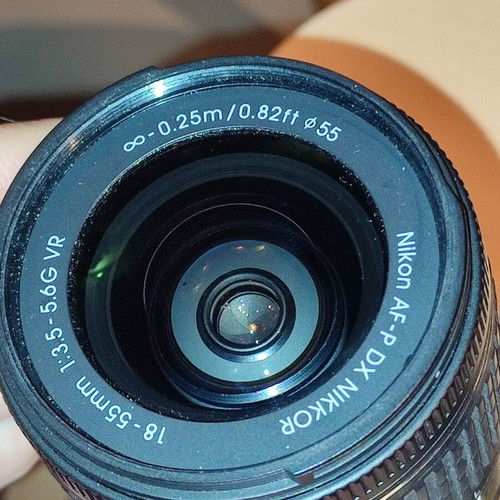 Nikon AF-P 18-55 VR lens like new