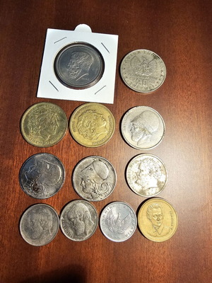 Coins used, all together