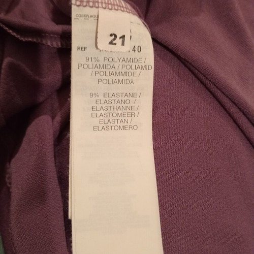 Mango sleeveless t-shirt size L new, elastic dark lilac