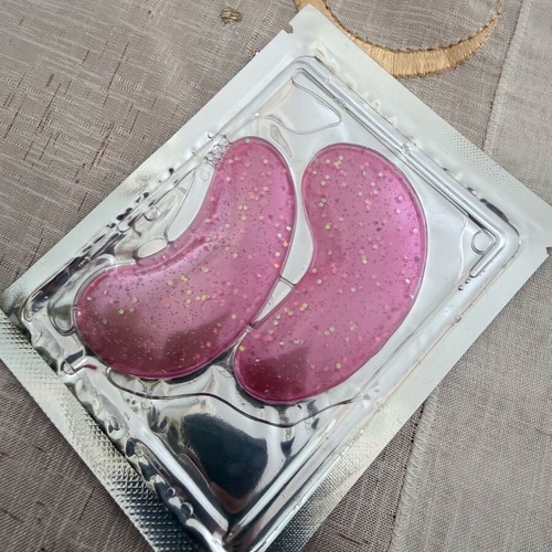 Eye patches pink with glitter new for eyes