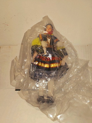 Old plastic doll new