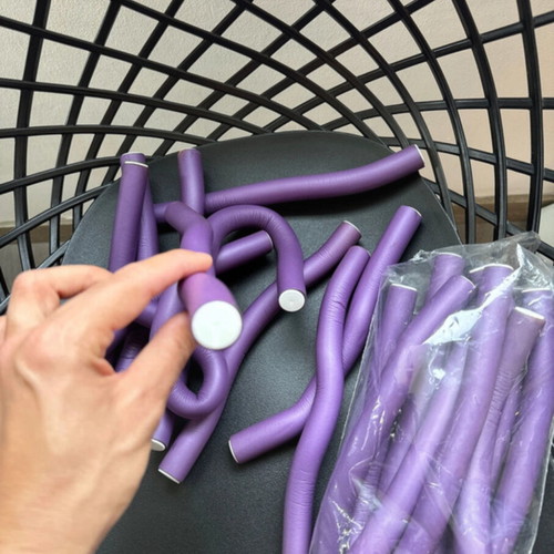 Hair curlers like new, foam bases soft, long-lasting curls