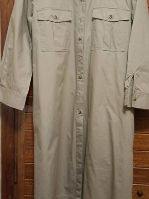 Cotton dress beige size XL like new