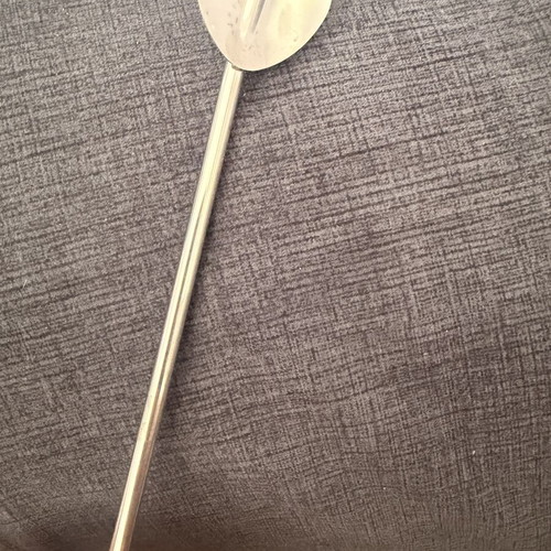 Cocktail spoons 2 in 1 set of 5, like new, metal