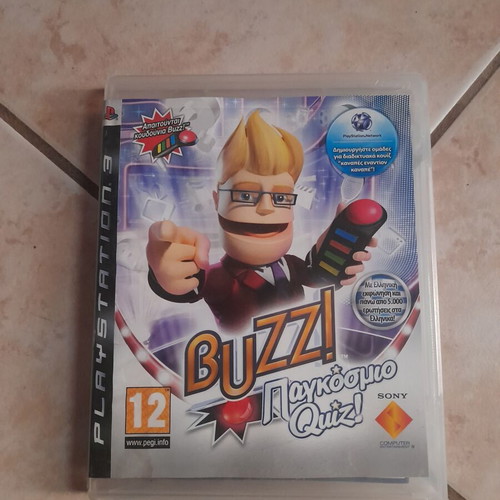 Buzz! World Quiz for PlayStation 3 like new, Greek version