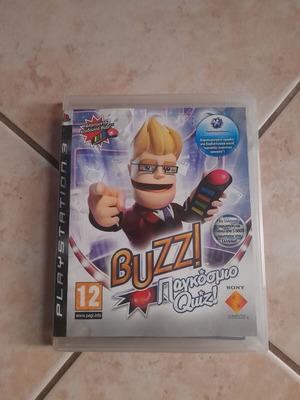 Buzz! World Quiz for PlayStation 3 like new, Greek version