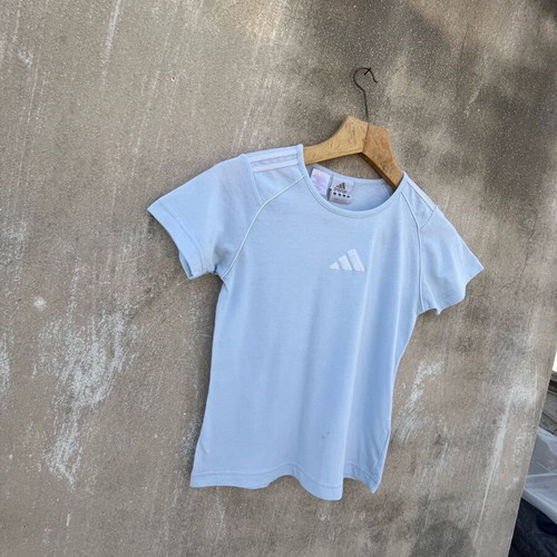 Adidas T-shirt used, size S, blue turquoise