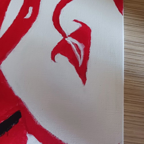 Hells Woman painting in excellent condition
