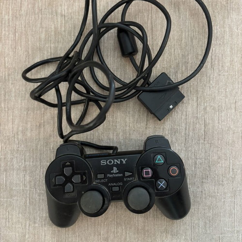 PlayStation 2 Sony Official Black Controller used
