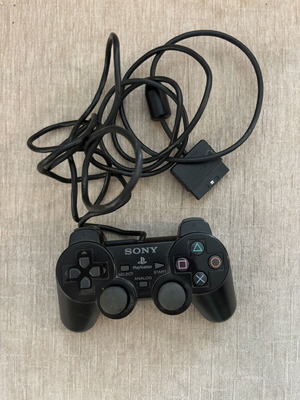 PlayStation 2 Sony Official Black Controller used