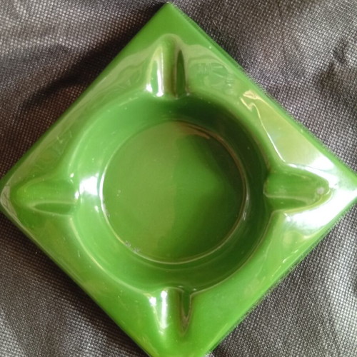 Heineken Ashtray ceramic used with vintage charm